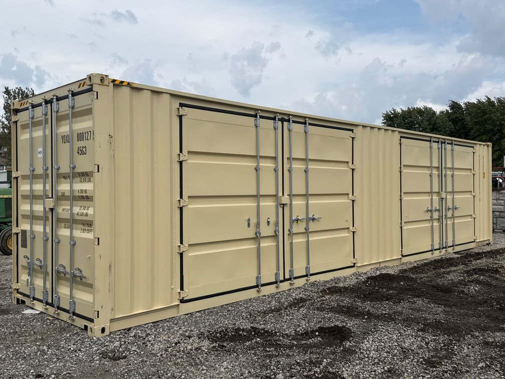 2026 40' High Cube Container w/ Side Doors & Front Doors