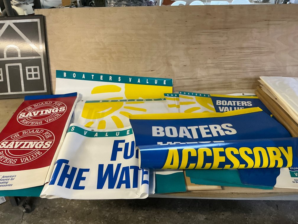 Boaters Value Banners And Framed Sign