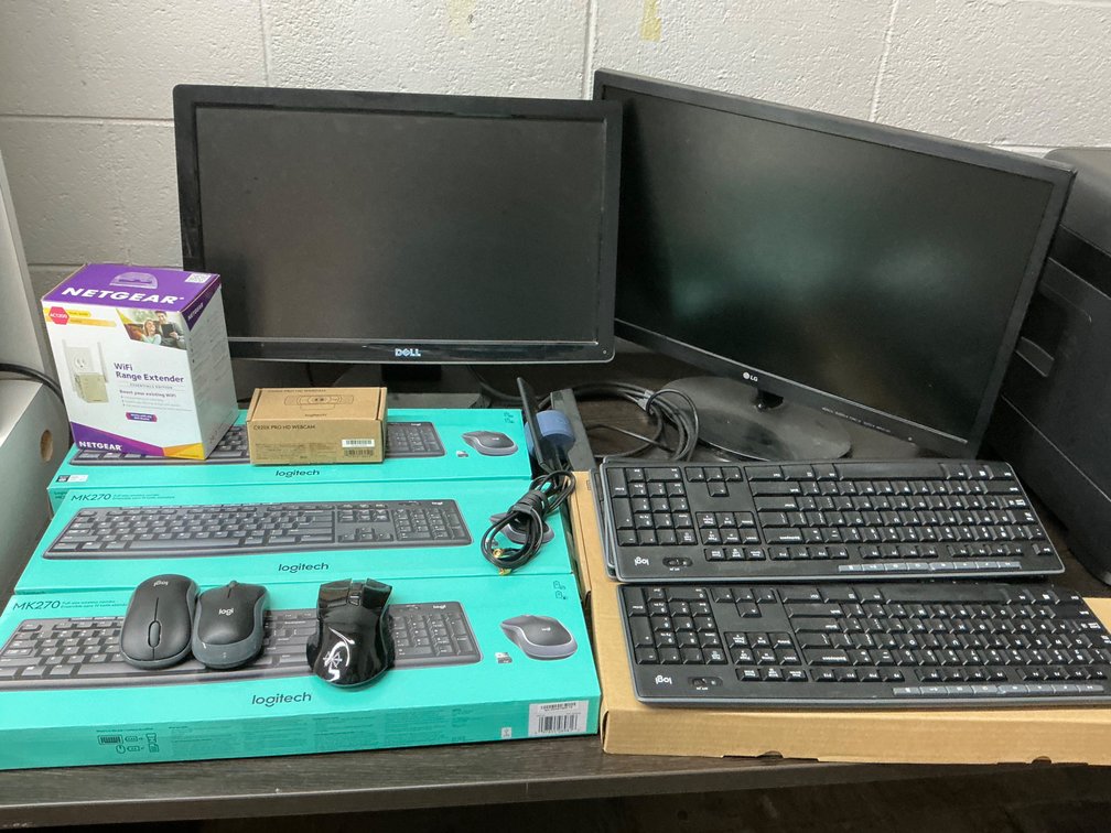 Computer Monitors & Keyboards