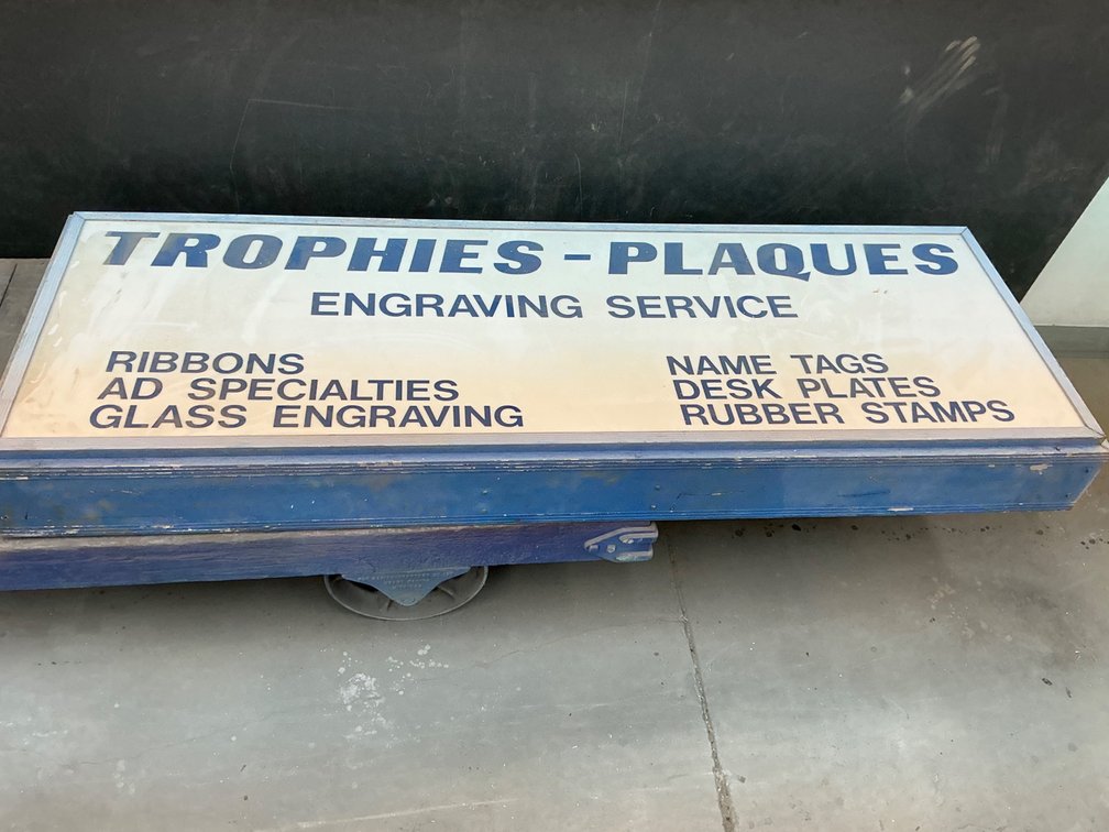 Commercial Lighted Sign Cabinet