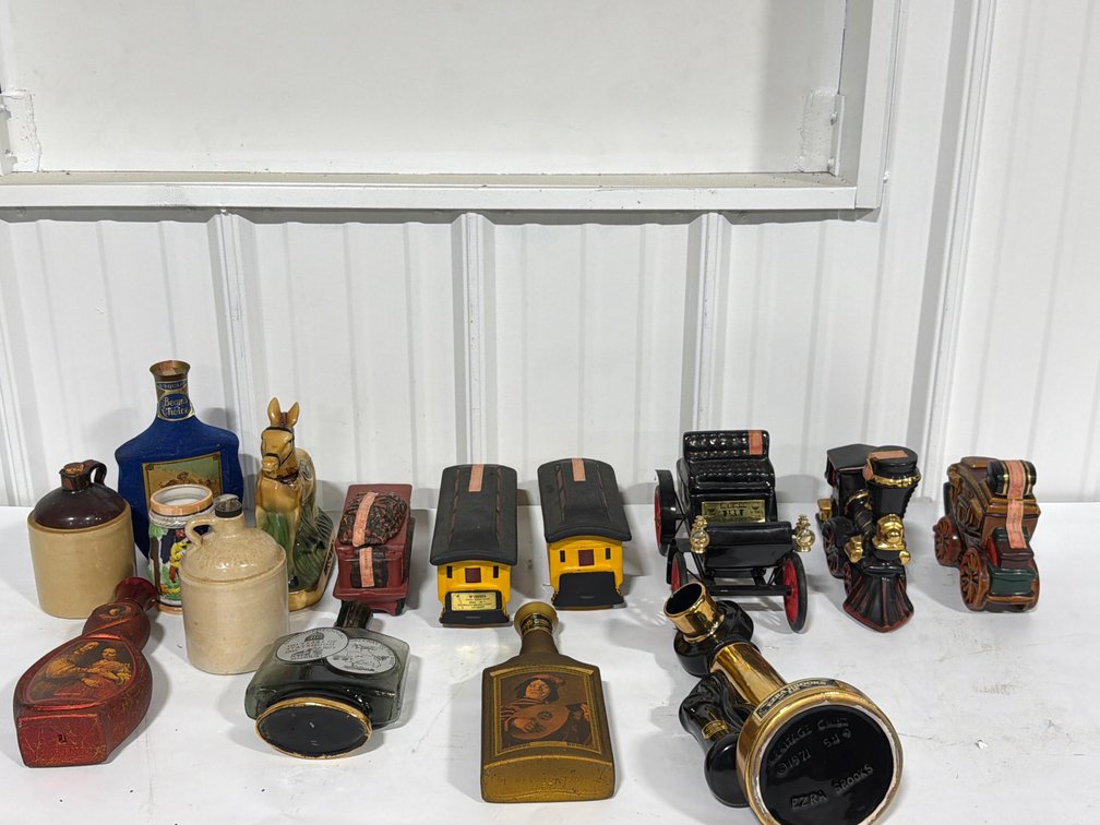 Novelty Decanters And Stoneware Jugs