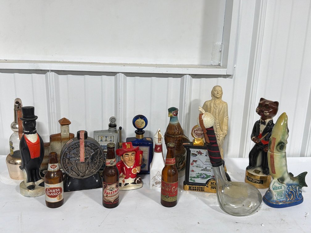 Collectible Decanters And Beer Bottles