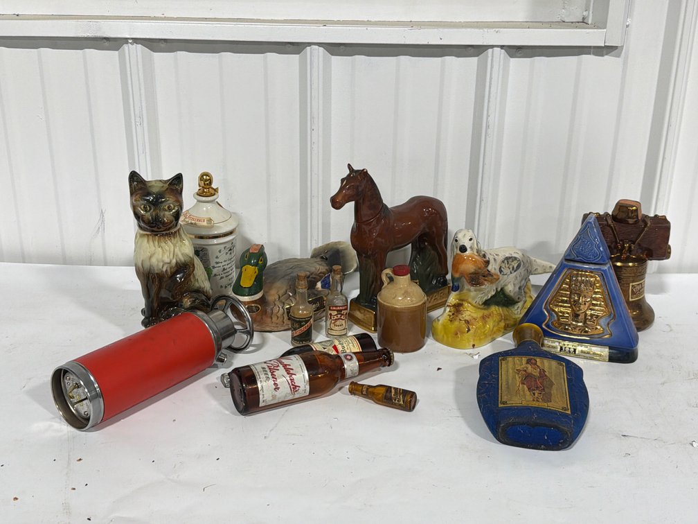 Collectible Liquor Decanters And Bottles