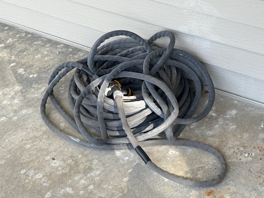 Zero-G Coiled Fabric Garden Hose