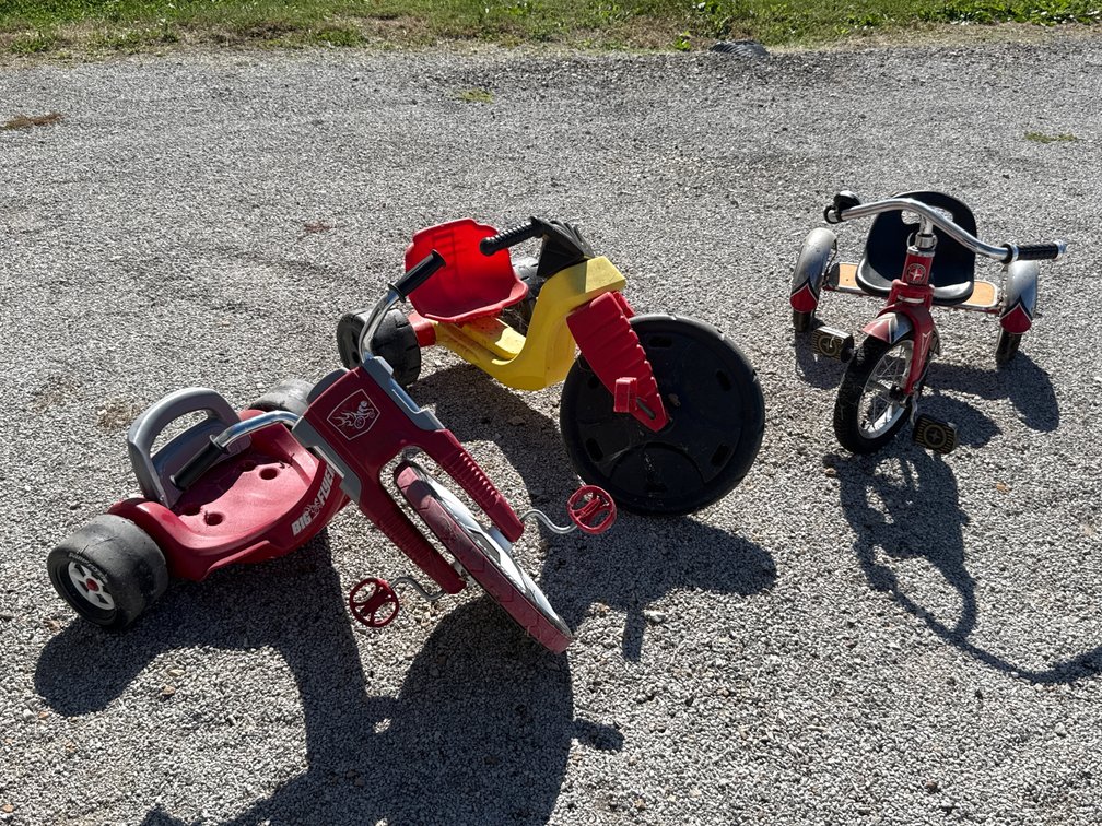 Three Children's Tricycles