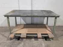 Industrial Steel Top Workbench