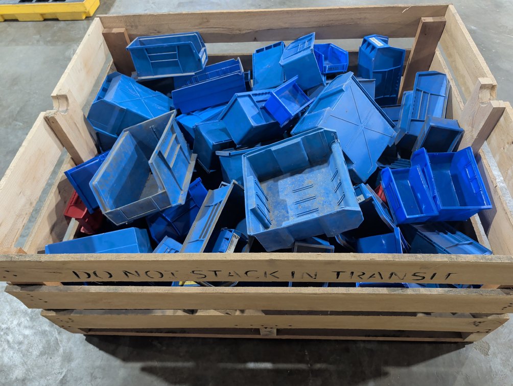 Plastic Parts Storage Bins