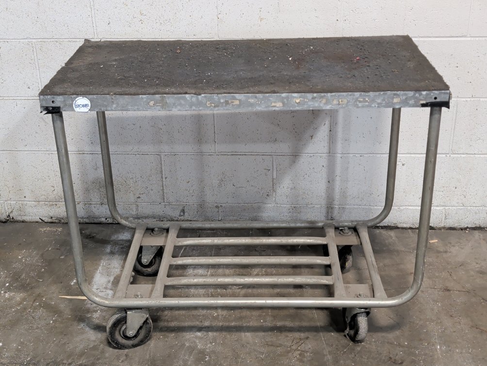 Rolling Tubular Metal Utility Cart