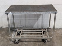 Rolling Tubular Metal Utility Cart