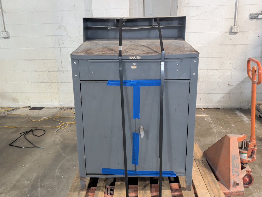 Kennedy Steel Shop Desk Cabinet