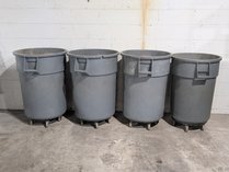 Commercial Trash Cans With Dollies
