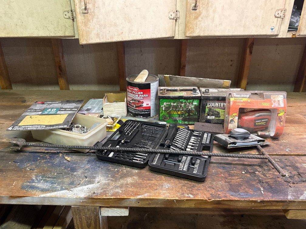 Workshop Tools And Hardware Lot