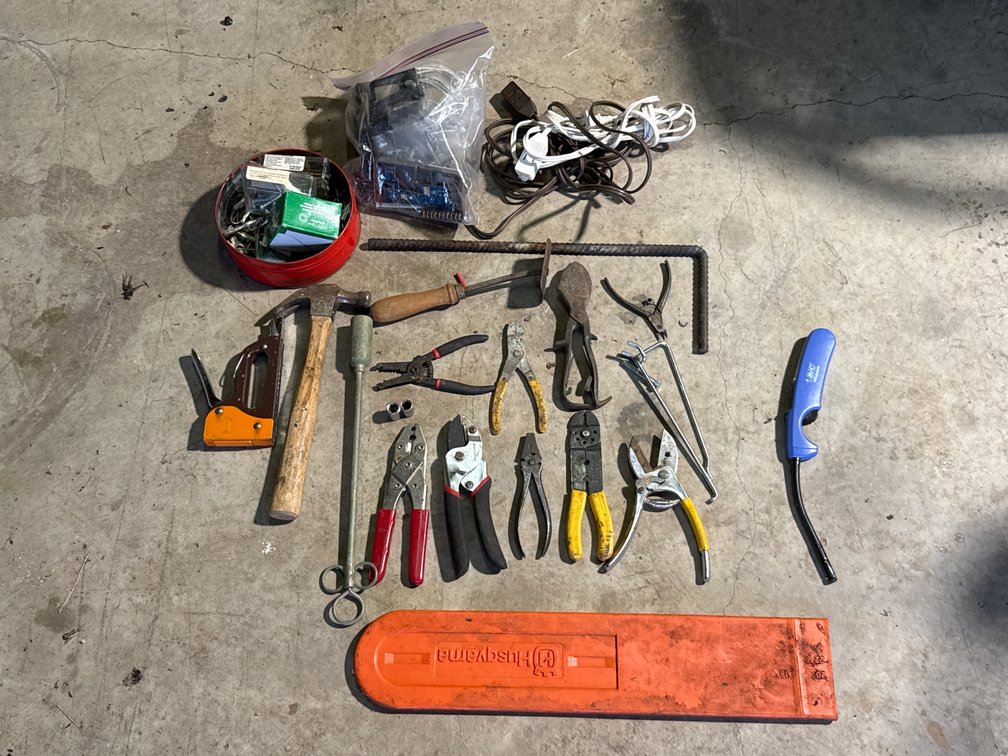 Hand Tools And Hardware Lot