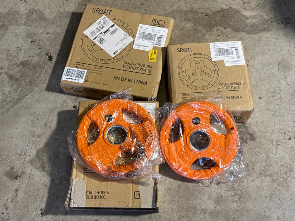 SPART PL26LC-10PAIR Rubber Weight Plates
