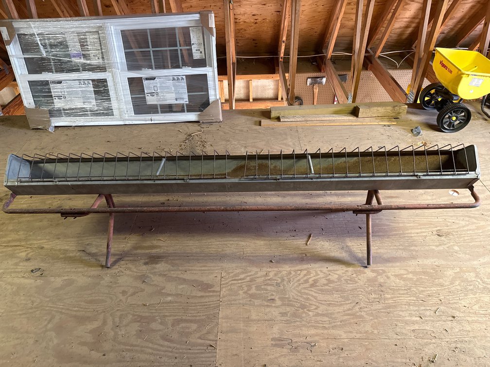 Galvanized Livestock Feed Trough