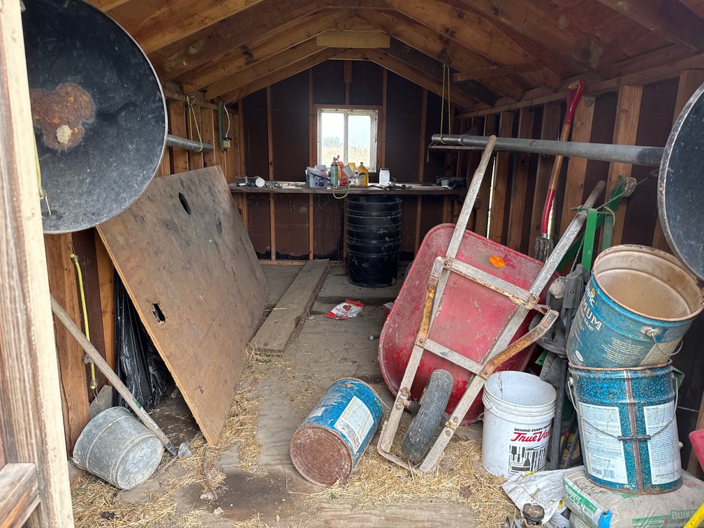 Wheelbarrow, Garden Tools And Supplies