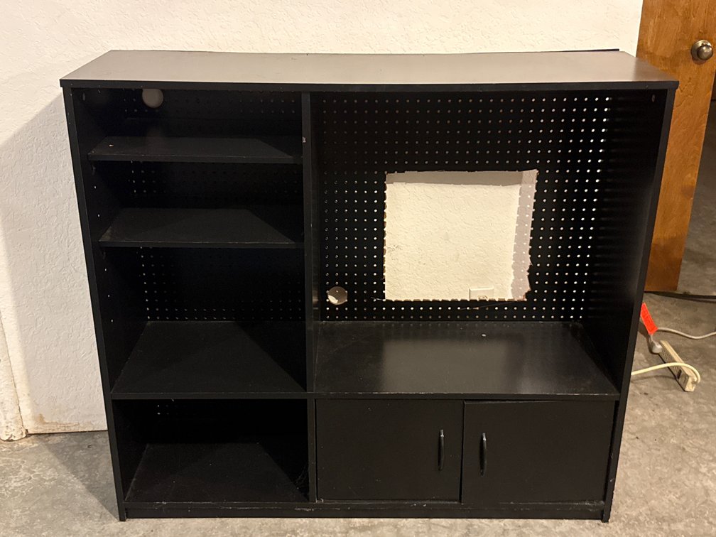 Multi-Compartment Shelving Cabinet Unit