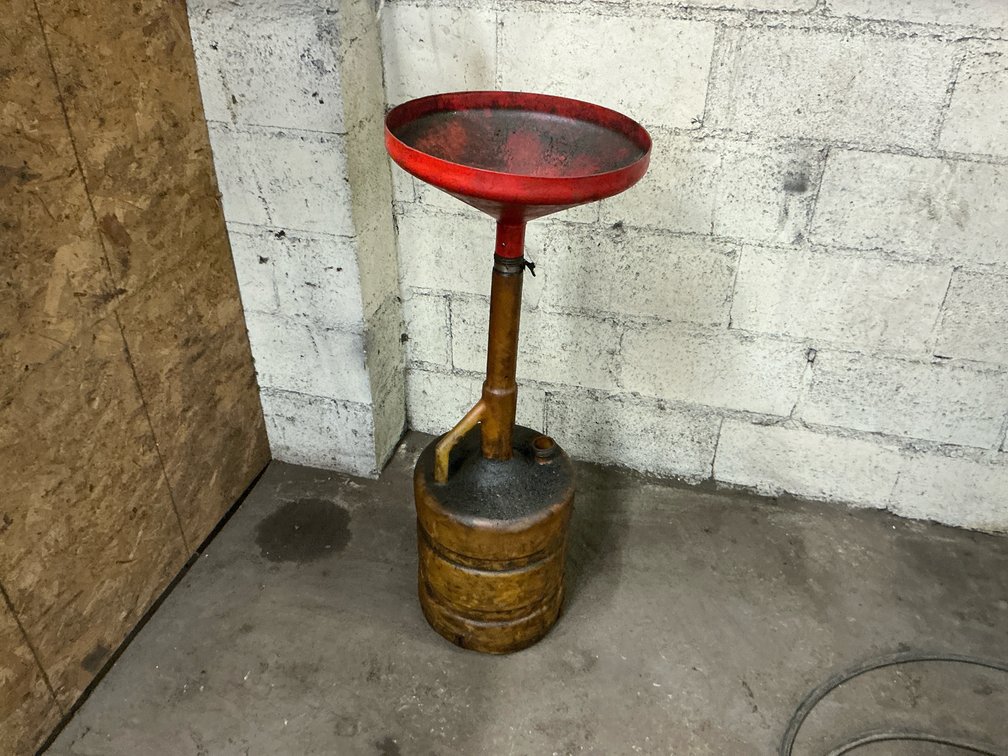 Portable Oil Drain Tank