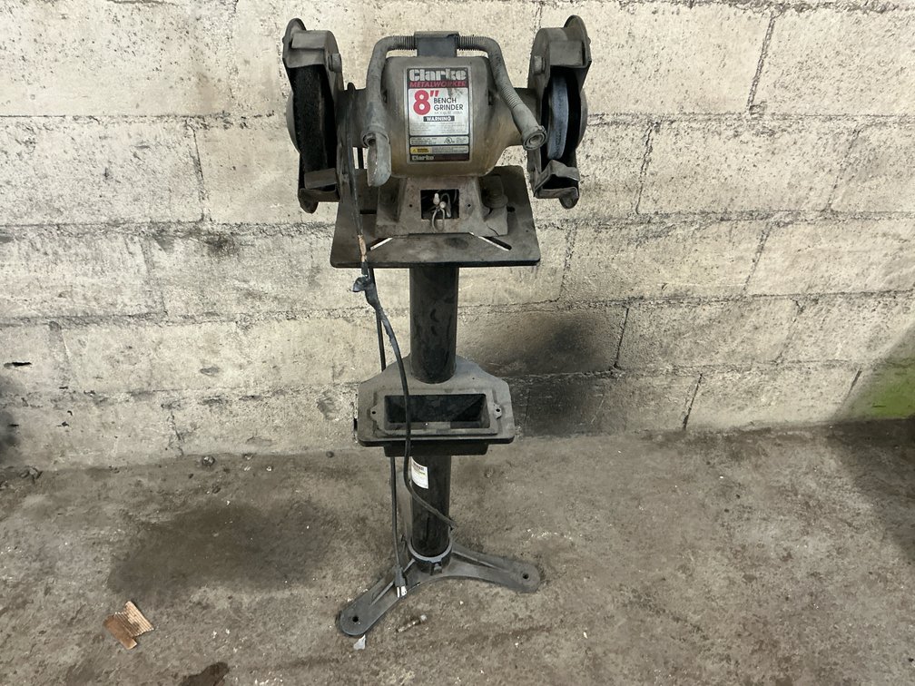 Clarke BT 1006A 8" Bench Grinder On Stand