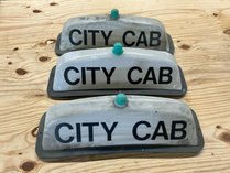 City Cab Taxi Roof Signs