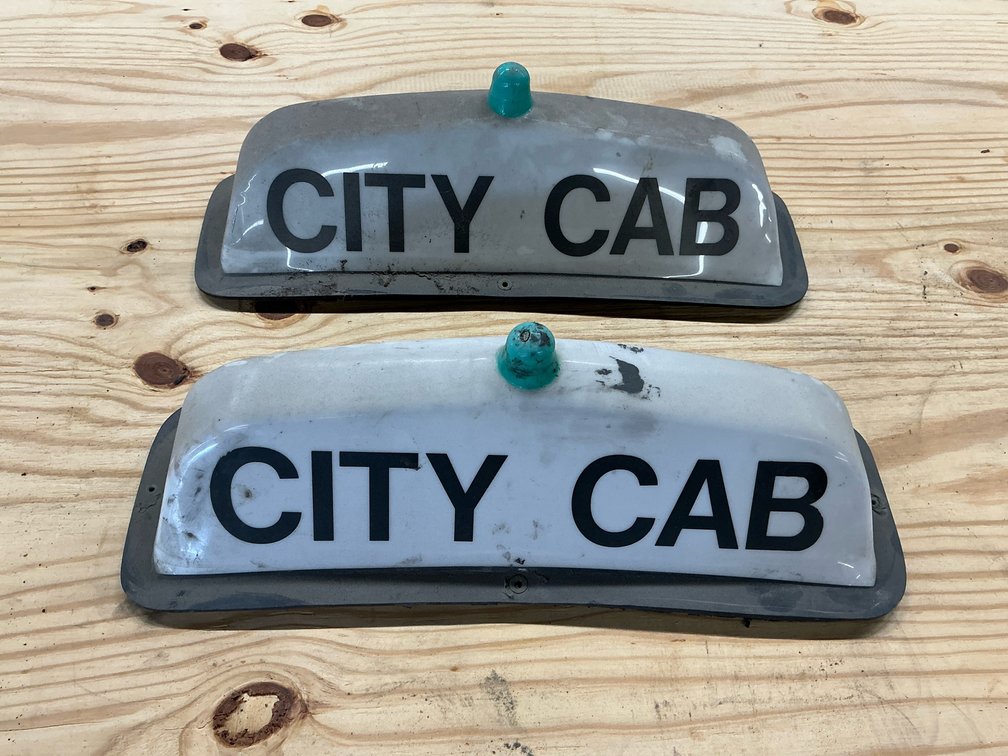 City Cab Taxi Roof Top Signs