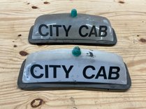 City Cab Taxi Roof Top Signs