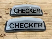 Checker Taxi Cab Roof Signs