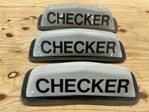 Checker Taxi Cab Rooftop Signs
