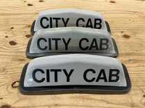 City Cab Taxi Roof Signs