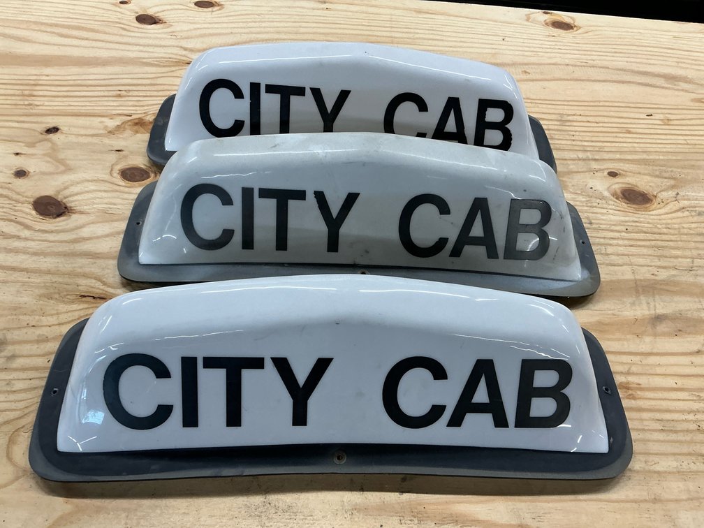 City Cab Taxi Roof Signs