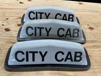 City Cab Taxi Roof Signs
