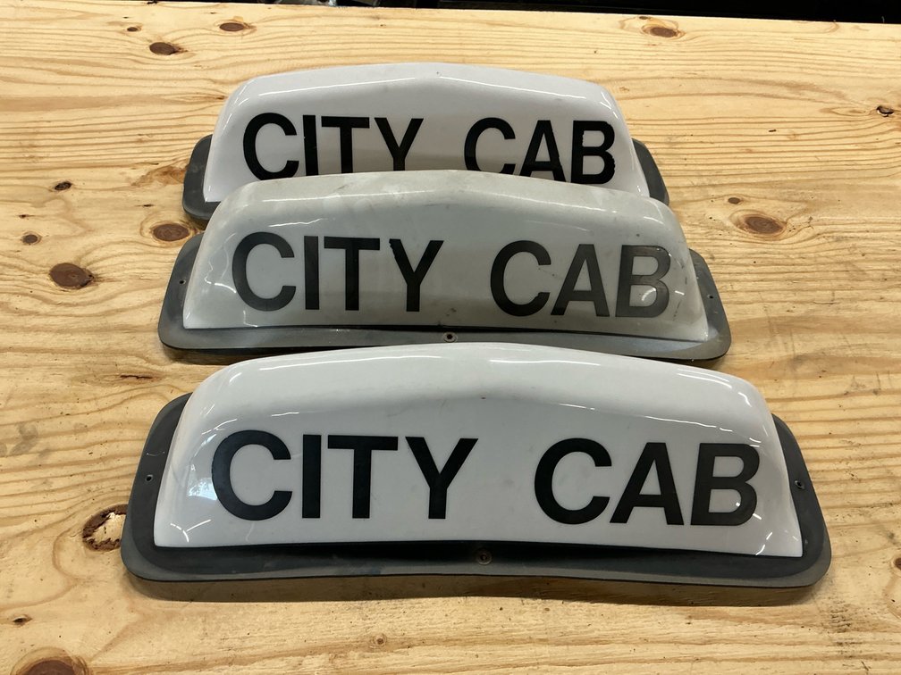 City Cab Taxi Roof Signs