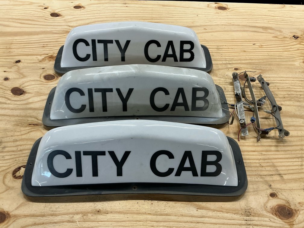 City Cab Taxi Roof Signs