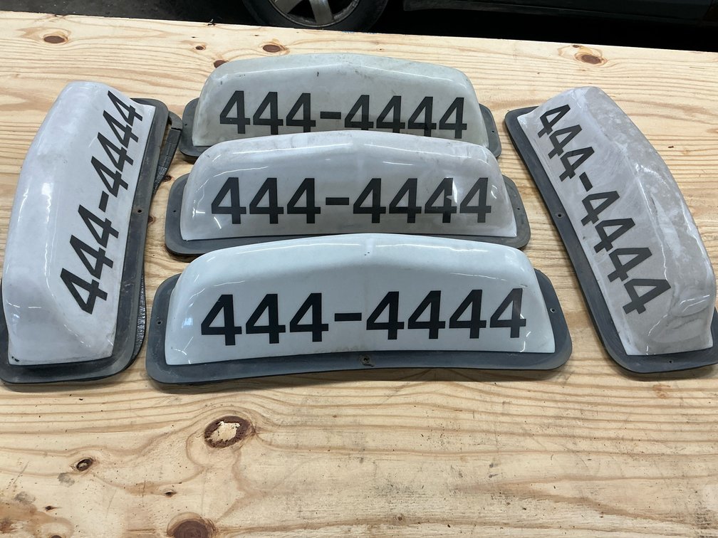 Taxi Cab Roof Signs