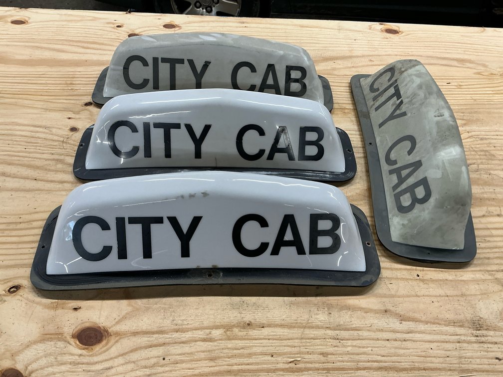 City Cab Taxi Roof Signs