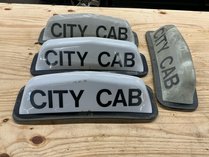 City Cab Taxi Roof Signs