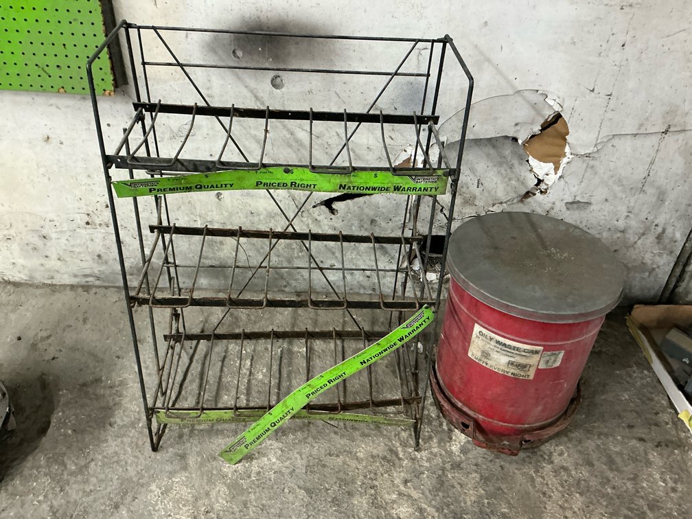 Display Rack And Oily Waste Safety Can