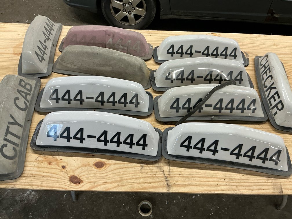 Taxi Cab Roof Signs