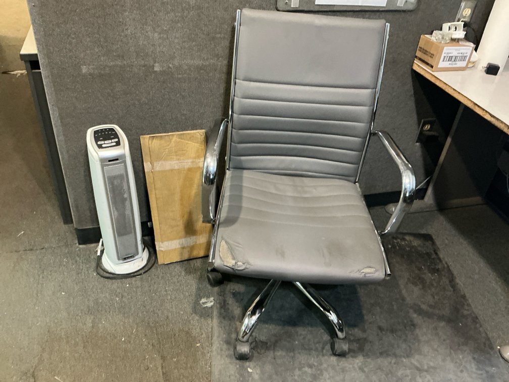 Swivel Office Chair And Tower Space Heater