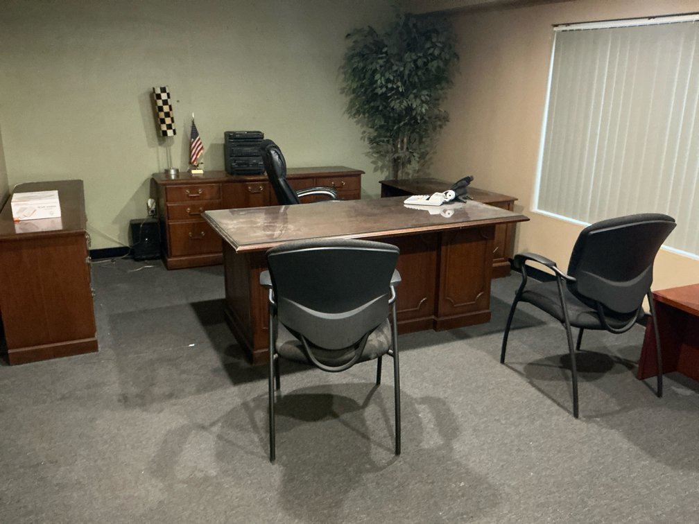 Executive Desk And Office Furniture Lot