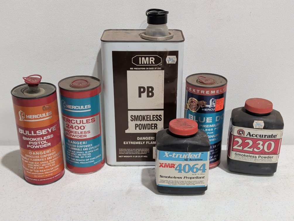 Assorted Reloading Powders