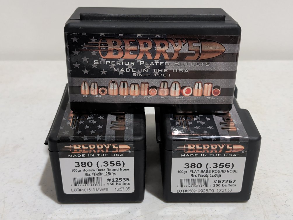 Berry's .380 Bullets