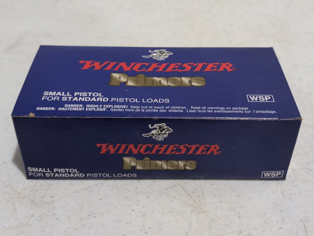 Winchester Small Pistol Primers