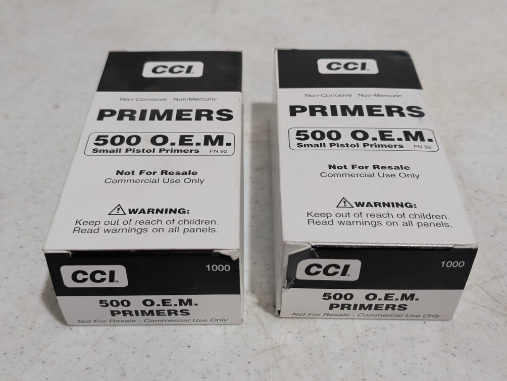 CCI Small Pistol Primers