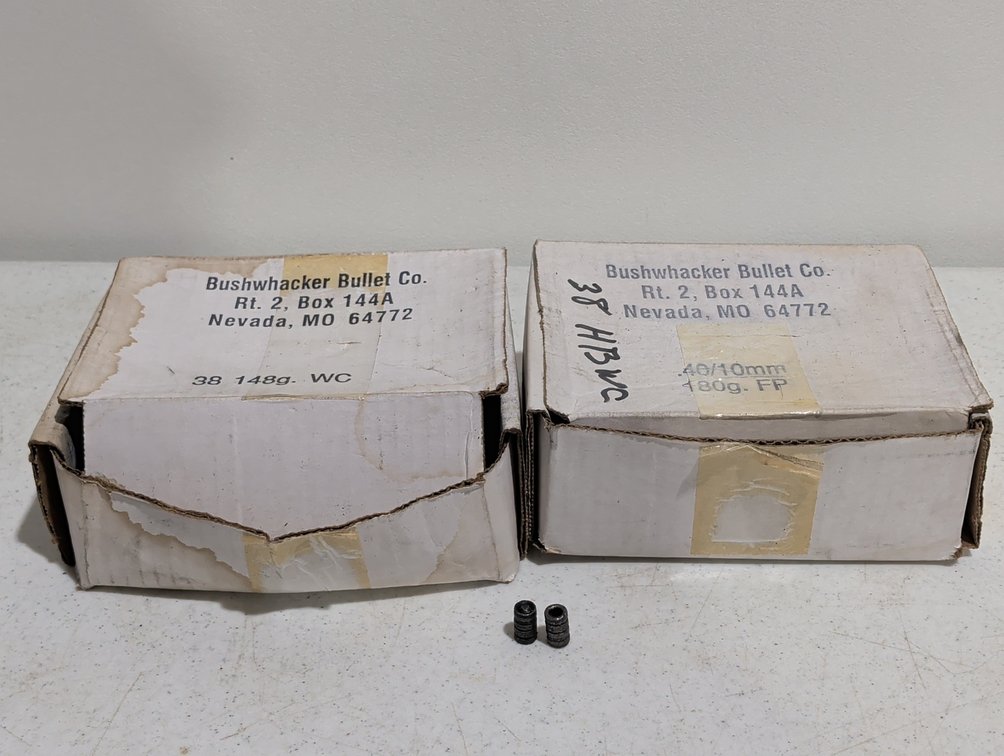 Bushwacker .38 Cal Wadcutter Bullets