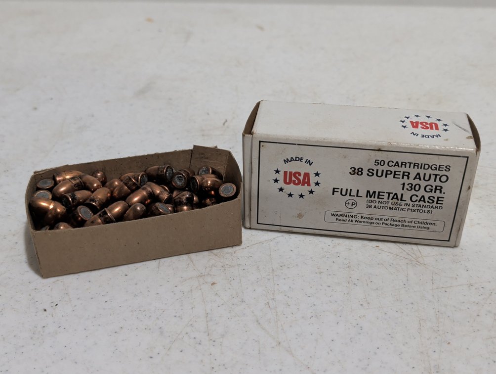.38 Super Auto Bullets