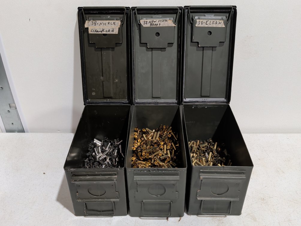 Ammo Cans With Brass