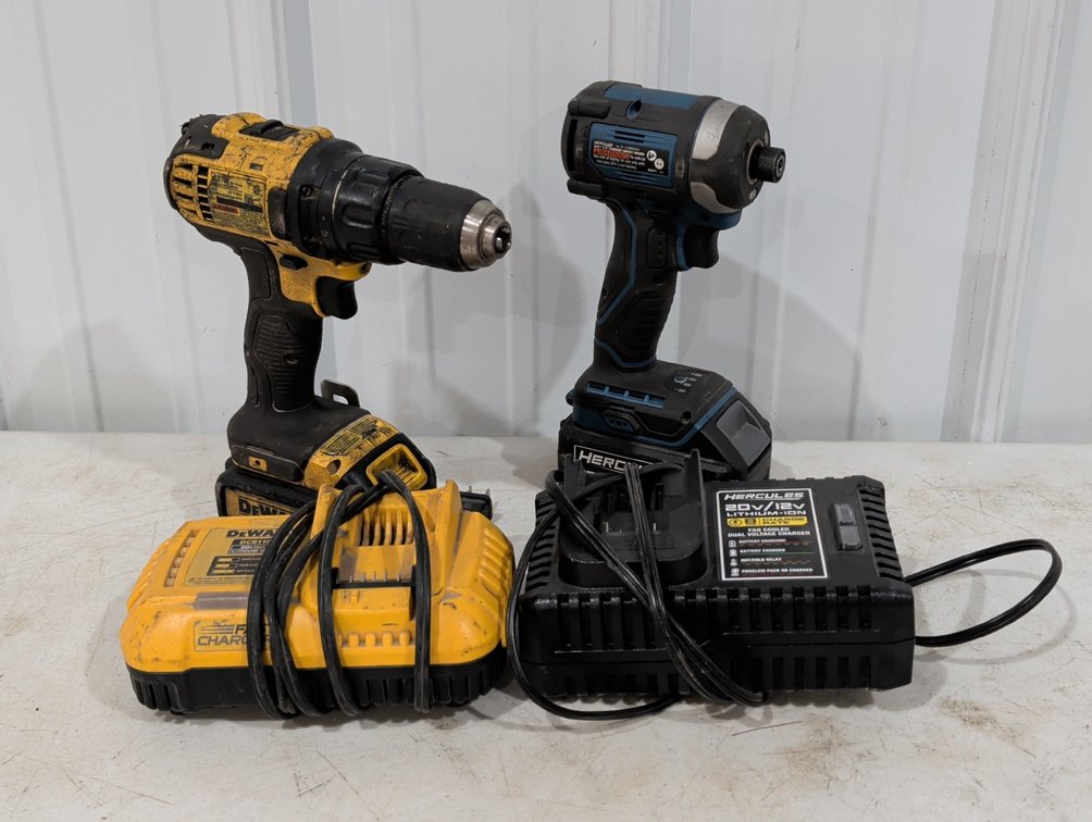 Hercules Impact And DeWalt Drill