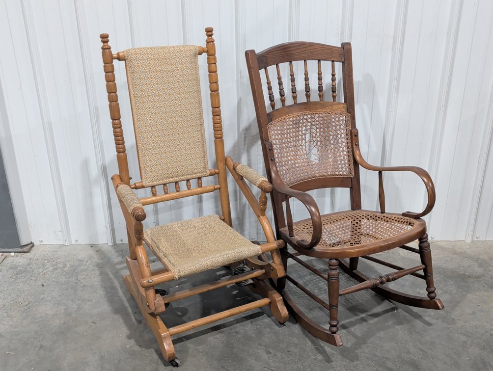Vintage Wooden Rocking Chairs