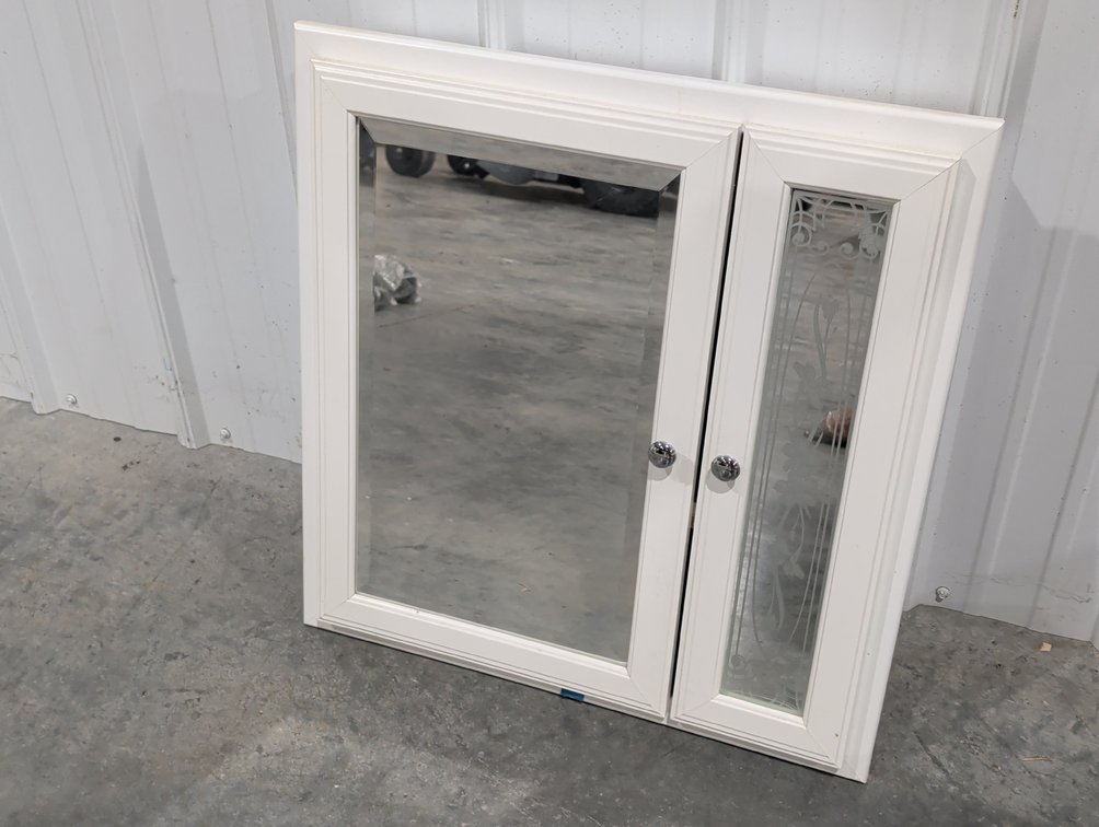 Two Door Mirrored Medicine Cabinet